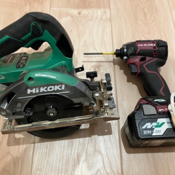 大工さんと引越し作業