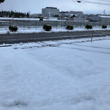 除雪はあっさり終了。羽黒町でほっと一息