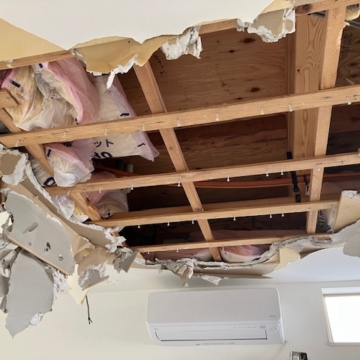 漏水被害で、室内を丸ごとリフォーム